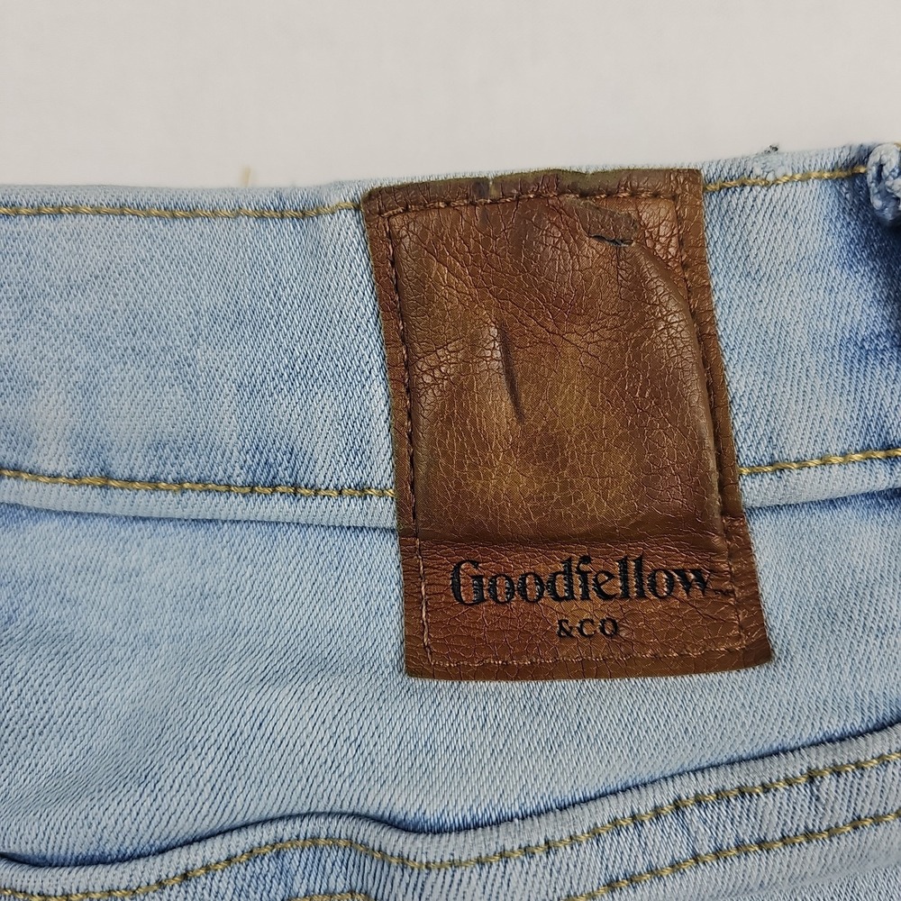 Goodfellow & Co Men's  Slim Straight Leg 30X32 Jeans Blue  Stretch Denim - Picture 5 of 10